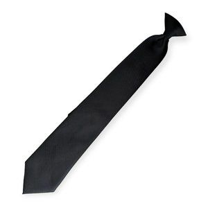 George Black Clip On Tie